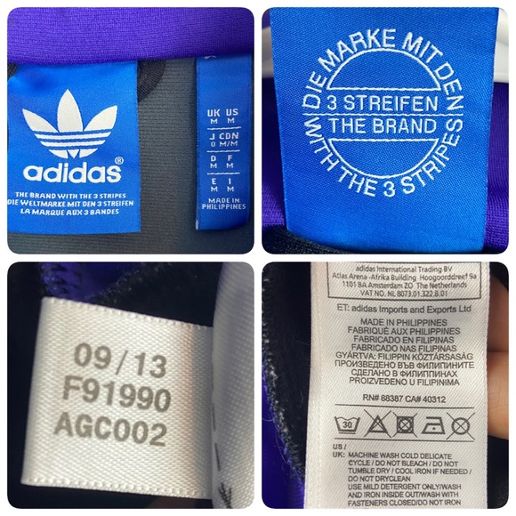 ADIDAS ORIGINALS CH MOD PREP3 TT MEN'S TRACK JACKET F91990 Full Zip - Picture 9 of 10